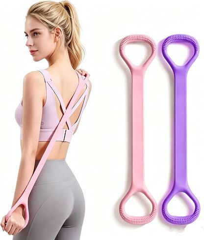 Exercise Band - Figure 8 Resistance Bands with Handles, Elastic Exercise Bands for Women in Kuwait