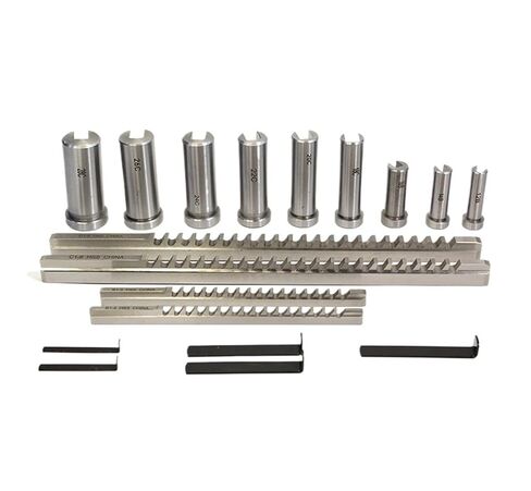 18 قطعة من نوع الدفع Keyway Broach متري الحجم عالي السرعة من الصلب Keyway Broach لآلة CNC الهندسة الدقيقة in Kuwait