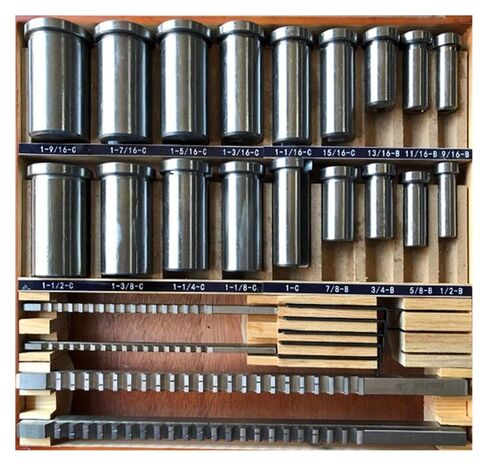 21PCS Keyway Broach Set, Metric Sized High-Speed Steel for CNC Cutting Machine Tool Precision Engineering in Kuwait