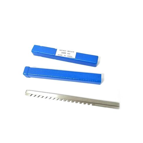 3/4E 3/32A 3/16C 3/8D بوصة حجم الدفع من نوع Keyway Broach لآلة التطرق باستخدام الحاسب الآلي لأعمال المعادن عالية السرعة من الصلب HSS أداة القطع الهندسة الدقيقة (7-16D) in Kuwait
