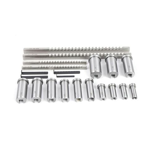22 قطعة من الصلب عالي السرعة Keyway Broach مجموعات متري الحجم من نوع الدفع باستخدام الحاسب الآلي آلة القطع أداة تشغيل المعادن للهندسة الدقيقة للمخرطة in Kuwait