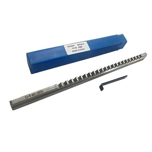5-8mm C1 Push-Type Keyway Broach Metric Size HSS Shim Cutting Tool for CNC Router Metalworking Precision Engineering(8MM) in Saudi Arabia