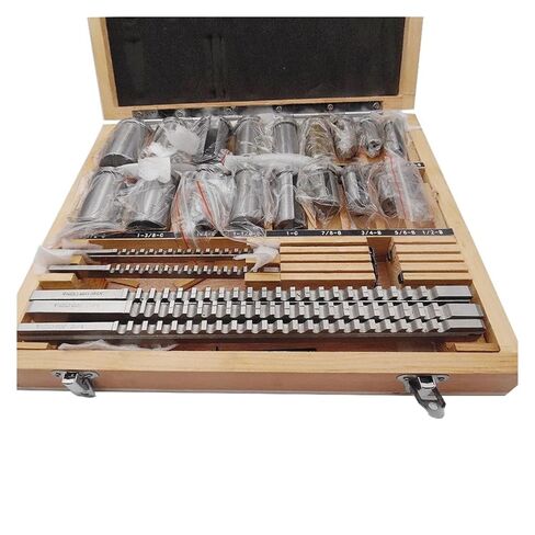 30pcs Inch Sized HSS Keyway Broach Set, Key Broaching Tools 5pcs 1/2''-1-1/2''18pcs Bushings 7pcs Shims Precision Engineering in Saudi Arabia