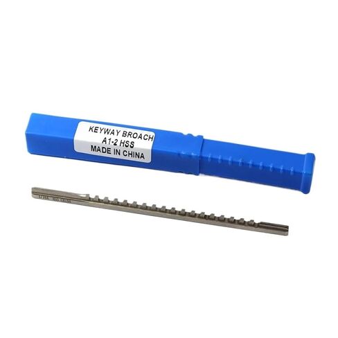 HSS Push-Type Keyway Broaches, Metric and Inch Sized High-Speed Steel Keyway Broaches for CNC Router Metalworking Precision Engineering(3/16"B) in Saudi Arabia