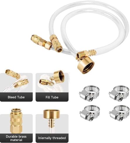 مجموعة تسييل التوجيه الهيدروليكي المتوافقة مع نجمة البحر، أداة نزف بحري سريعة التوصيل مانعة للتسرب، غطاء مطور لتصريف الحشو بسلاسة، أداة صيانة هيدروليكية عالمية للقوارب شديدة التحمل من النحاس in Kuwait