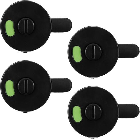 Alipis 4pcs Toilet Door Indicator Locks Privacy Lock for Public Bathroom Partition with Scratchproof Polished Plastic Surface Suitable for Gym and Airport Use in Kuwait