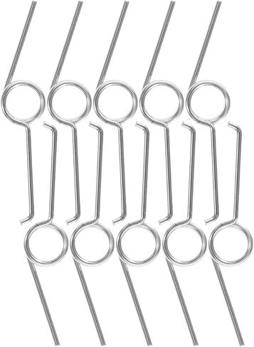 10-Pack Trash can Lid Springs Replacement Tiny Torsional Springs Easy Install Durable Garbage Bin Lid Repair Parts for Various Waste Bins in Kuwait