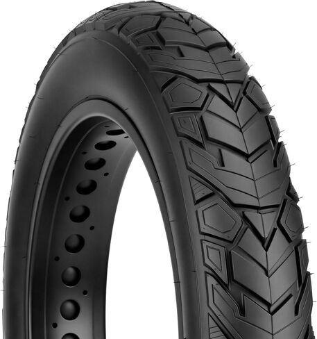 إطار دراجة الدهون من Hycline، إطار بديل قابل للطي مقاس 20x4.0/26x4.0 بوصة، إطار دراجة دهنية شديد التحمل لجميع التضاريس للدراجة الكهربائية، MTB، الشارع، الممرات وركوب الطرق الوعرة الخفيفة in Kuwait