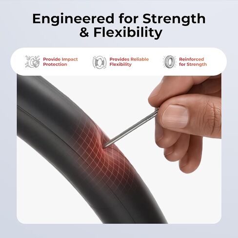 أنابيب الدراجة 700x25-32c صمام بريستا 48 مم 2 حزمة مع رافعتين للإطارات، أنبوب داخلي لدراجة الطريق من مطاط البوتيل القياسي 700C، حرارة منخفضة ومقاوم للتسرب عالي التمدد in Kuwait