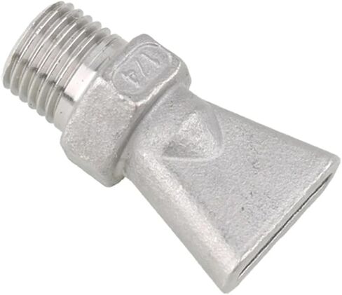 Flow Duckbill Jet Air Blow Flat Fan Spray BSPT Nozzle 1/4 3/8 1/2 3/4 1 1.25 1.5 2inch(1.5inch gap 79mm-Gap width 3mm) in Kuwait