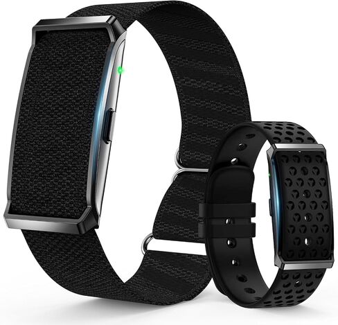 Smart Bracelet, Health Activity FitnessTrackers, Screenless Smart Band | All-Day Continuous Heart Rate/Blood Pressure Monitor, Sleep Tracker, 170+ Sport Modes, Smart Bracelet for Men with Free APP in Kuwait