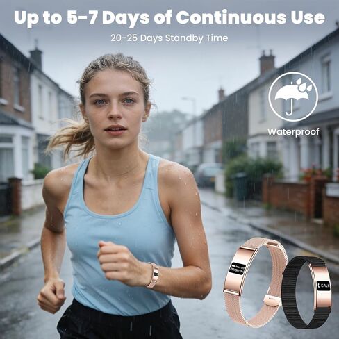 Smart Bracelet for Women Men, Fitness Trackers Bracelet, Sleep Tracker Health Bracelets,Smart Band Activity Watchs with 24/7 Heart Rate Monitor,HRV,Calorie Pedometer Steps Counter,Stress,Blood Oxygen in Kuwait