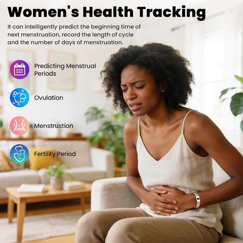 Smart Bracelet for Women Men, Fitness Trackers Bracelet, Sleep Tracker Health Bracelets,Smart Band Activity Watchs with 24/7 Heart Rate Monitor,HRV,Calorie Pedometer Steps Counter,Stress,Blood Oxygen in Kuwait