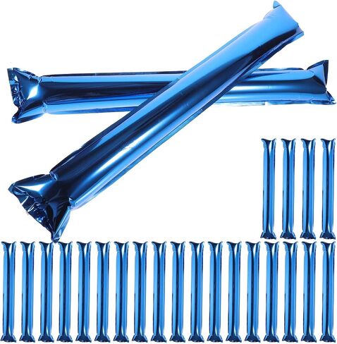 SEWACC 24 Pcs Inflatable Cheering Sticks, Thunder Sticks Noise Makers for Concerts and Sports Events, Blow Up Clappers for Football and Basketball Games in Kuwait