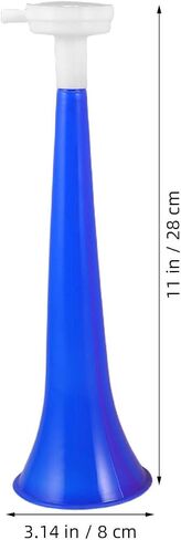 YARNOW 8pcs Loud Cheering Noise Maker - 11 Inch Stadium Horn - Colorful Plastic Cheering Air Trumpets for Football Games Soccer Party Carnival Sports Gatherings in Kuwait