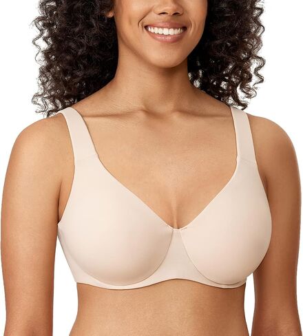 AiSilin Mine Minimizer Bra Plus Size Unlined Cover Coverage Supply Supply Stuff Underwire Support in Kuwait