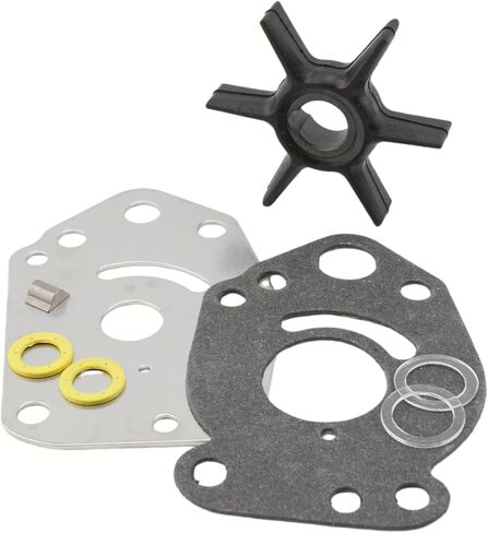 43026Q02 مجموعة خدمة المكره الخارجية المتوافقة مع Mercury Marine 60 65 70 75 80 90 100 115 125 200 225 250 HP 2 السكتة الدماغية نموذج المحركات مضخة المياه 8M0025709 in Kuwait