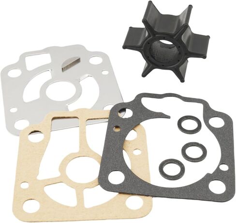 43026Q02 مجموعة خدمة المكره الخارجية المتوافقة مع Mercury Marine 60 65 70 75 80 90 100 115 125 200 225 250 HP 2 السكتة الدماغية نموذج المحركات مضخة المياه 8M0025709 in Kuwait