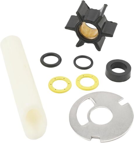 43026Q02 مجموعة خدمة المكره الخارجية المتوافقة مع Mercury Marine 60 65 70 75 80 90 100 115 125 200 225 250 HP 2 السكتة الدماغية نموذج المحركات مضخة المياه 8M0025709 in Kuwait