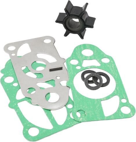 43026Q02 مجموعة خدمة المكره الخارجية المتوافقة مع Mercury Marine 60 65 70 75 80 90 100 115 125 200 225 250 HP 2 السكتة الدماغية نموذج المحركات مضخة المياه 8M0025709 in Kuwait