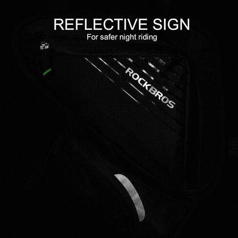 ROCKBROS Bike Bicycle Triangle Frame Bag Bike Bicycle Storage Bag Bike Accessories Pouch Pack with Water Bottle Pouch for Road Mountain Bike in Kuwait