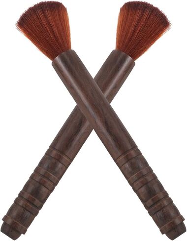 Ipetboom 2pcs خشب الأبنوس تنظيف الآلات الموسيقية فرش للجيتار Erhu Pipa سلاسل والأخدود إزالة الغبار أدوات صيانة سلسلة المحمولة للرياح والأوركسترا in Kuwait