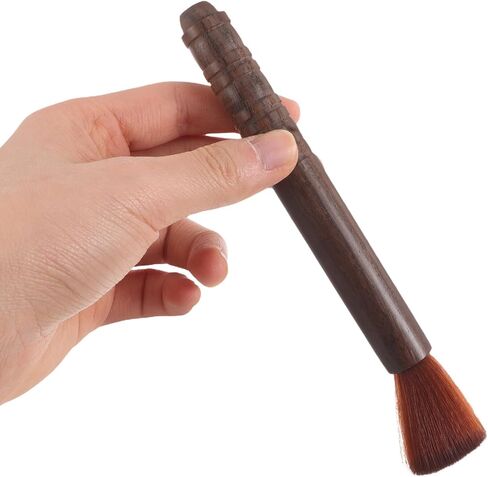 Ipetboom 2pcs خشب الأبنوس تنظيف الآلات الموسيقية فرش للجيتار Erhu Pipa سلاسل والأخدود إزالة الغبار أدوات صيانة سلسلة المحمولة للرياح والأوركسترا in Kuwait