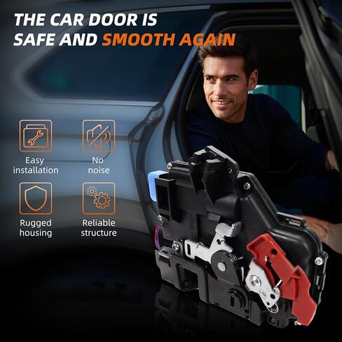 Power Door Lock Latch Actuator Compatible with 2002-2009 Phaeton 2002-2010 Cayenne 7 Pin Rear Right Passenger Side 7L0839016D 3D4839016A in Kuwait