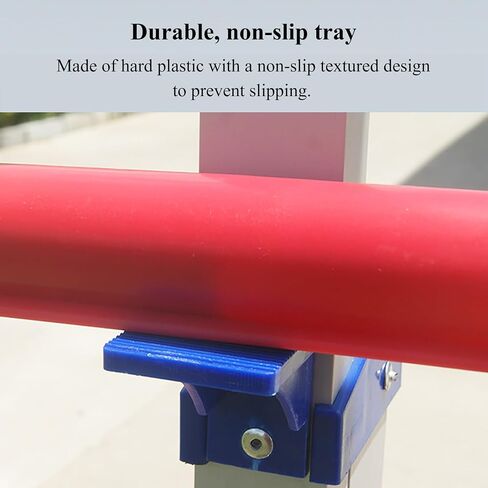 Track and Field High Jump Competition Standard Bar, Adjustable Aluminum High Jump Measuring Frame with Casters, Height Range 30-230 Cm (0.98-7.54 Ft), Suitable for Indoor and Outdoor Training. in Kuwait
