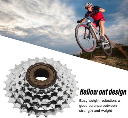 ‌5-Speed 14T-28T Bike Freewheel – High-Strength Steel Sprocket for Mountain & Road Bikes, Smooth Shifting Drivetrain Replacement Component in Kuwait