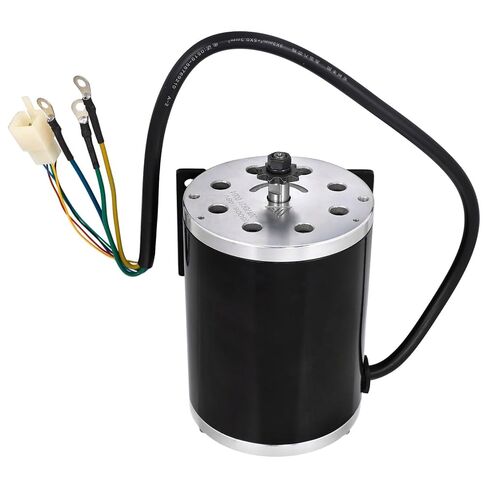 48V 1800W Brushless DC Motor 3300RPM for Go-Kart, Mini Bike, Pocket Bike, ATV, UTV, Scooter, Dirt Pit Bike, Razor Moped, and Off-Road Vehicles (Black) in Kuwait