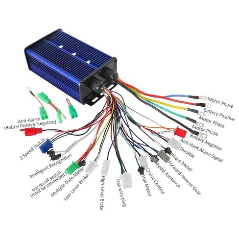 MY1020 72V 3000W Brushless Motor & Controller Kit | High-Speed Motor for Electric Bicycles, E-Bikes, Go-Karts, ATVs |420 37T Sprocket & Chain, LCD Display, Reverse Switch in Kuwait