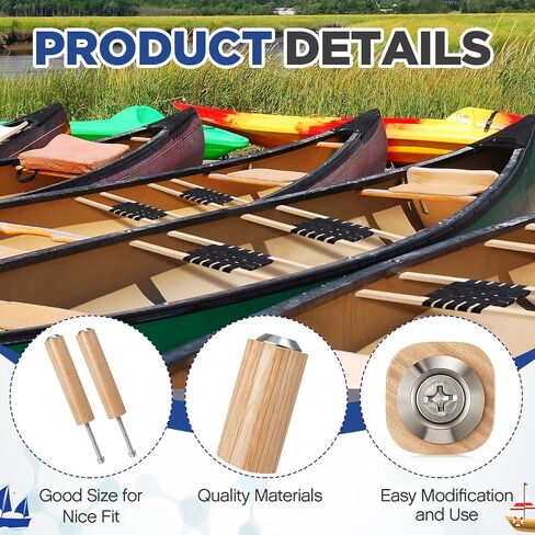 Shimeyao 12Set / 8Set / 4Set Canoe Seat Hardware and Spacers Outdoor Caned Canoe Seat for Kayak Boats in Kuwait