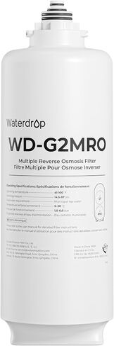 فلتر التناضح العكسي Waterdrop G2MRO، بديل لنظام التناضح العكسي G2 وG2MNR، عمر عامين in Kuwait