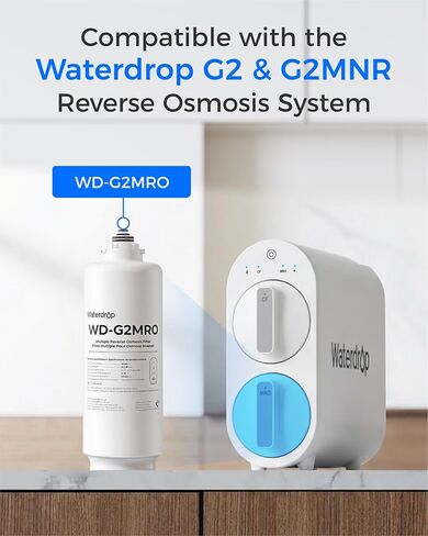فلتر التناضح العكسي Waterdrop G2MRO، بديل لنظام التناضح العكسي G2 وG2MNR، عمر عامين in Kuwait