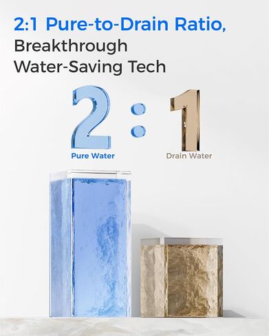 فلتر التناضح العكسي Waterdrop G2MRO، بديل لنظام التناضح العكسي G2 وG2MNR، عمر عامين in Kuwait