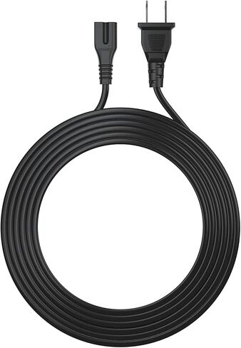 سلك طاقة تيار متردد مستقطب للوحة مفاتيح البيانو الرقمية الذكية Roland KR-370 - 10 قدم in Kuwait