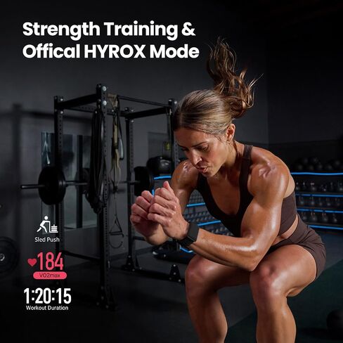 Amazfit Helio Strap Fitness Tracker Wristband, 24/7 Activity & Sleep Tracker with Heart Rate, 10 Days Battery, 27 Sports Modes, Strength Training, Hyrox Race for Android & iPhone (Renewed) in Kuwait