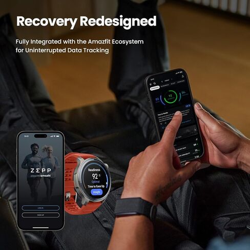 Amazfit Helio Strap Fitness Tracker Wristband, 24/7 Activity & Sleep Tracker with Heart Rate, 10 Days Battery, 27 Sports Modes, Strength Training, Hyrox Race for Android & iPhone (Renewed) in Kuwait
