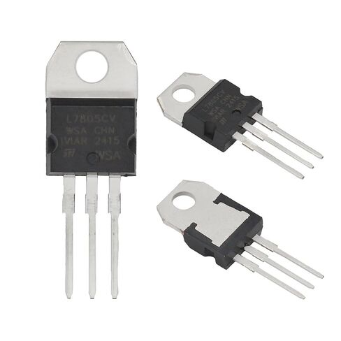 30 قطعة L7805CV IC ثلاثة محطات الجهد المنظم 5 فولت 1.2A إدارة الطاقة رقاقة TO-220 من خلال ثقب in Kuwait