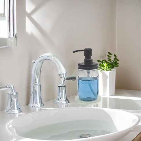 Premium Kitchen Dish Soap Dispenser - Convenient and Stylish Soap Dispenser for Your Kitchen Sink - Perfect for Dish Soap, Hand Soap, and Lotion(1, Black), MSD-02 in Kuwait