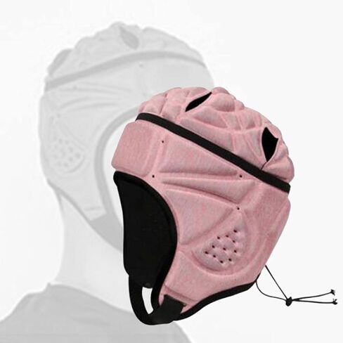 Protective Rugby Headgear, High Density EVA Foam, Pink, for Rugby Soccer Flag Football Hockey Skateboard in Kuwait