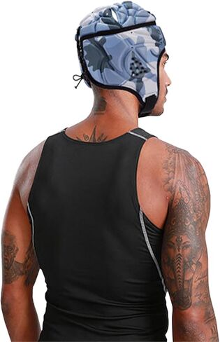 Soft Shell Rugby Helmet Adjustable 7v7 Football Scrum Cap Youth Adult Protective Soccer Padded Headgear for Training in Kuwait