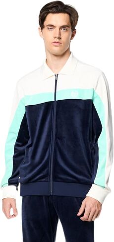 Sergio Tacchini Mens Lazaro Velor Track Jacket in Kuwait
