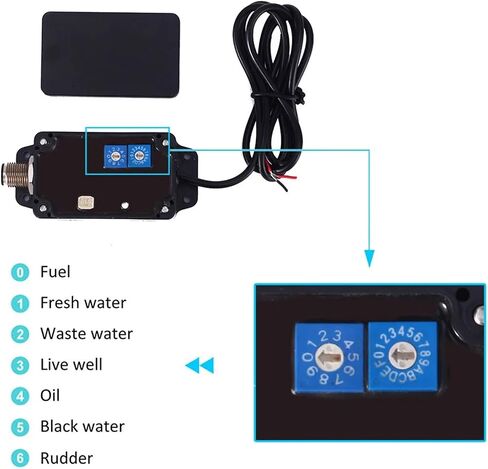 التوافق محول NMEA2000 من الدرجة البحرية لوقود اليخوت مقياس المياه CX5001 شاشات اتصال سلس لمستويات الوقود in Kuwait