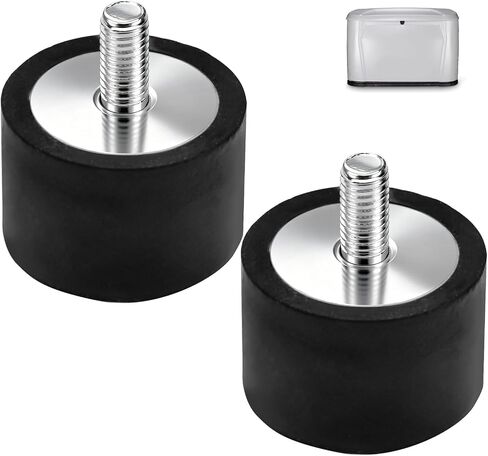 2-Pack 0H1829 Generator Vibration Mount 38.1 x 25.4 x M8-1.25 لضواغط Generac والمضخات والمحركات والمولدات، أسود in Kuwait