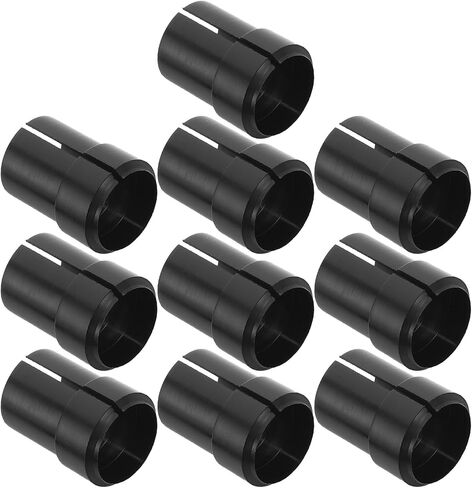 Kisangel 10pcs 15mm Inner Diameter Sleeve Bushing, Plastic Tube Reducer Inserts for Mic, Speaker & Lighting Stands, Noise-Dampening Universal Adapters in Kuwait