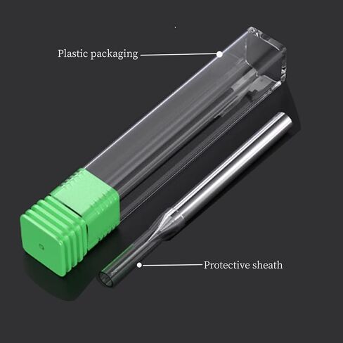 3pcs 0.15mm-0.4mm Tungsten Steel Ball Nose 2 Flutes End Mills Micro-Diameter Carbide End Mill High Precision Engraving Milling Cutter CNC Router Bits for PCB Machine Aluminum (R0.35x6xD4x50) in Kuwait