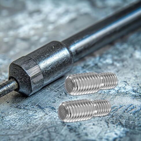 INOOMP 10pcs Stainless Steel Thread Reducer Screws M8x10 to M10x15 Double End Adapter Screws for Furniture Hardware Mechanical Fastening in Kuwait