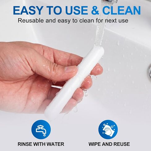 4 قطع من قضبان التحريك المغناطيسية المطلية بمادة PTFE من Qunclay، 80 مم × 10 مم (3.15 بوصة × 0.39 بوصة) قضبان تحريك أسطوانية، قضبان تحريك مختبرية بيضاء للنمام المغناطيسي، خلط كيميائي، تجارب علمية in Kuwait